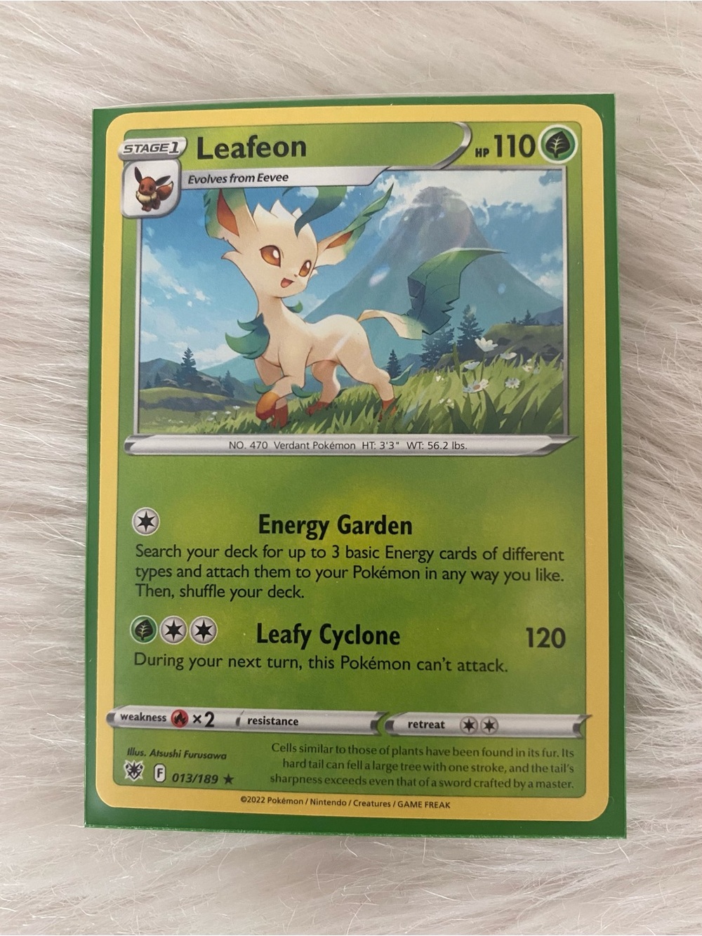 Leafeon Pokémon TCG Astral Radiance 013/189